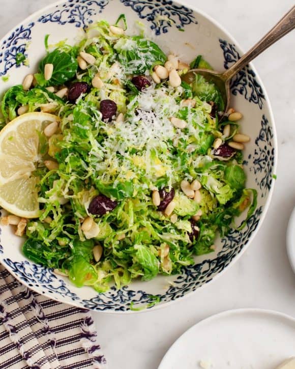 Shredded Brussels Sprout Salad