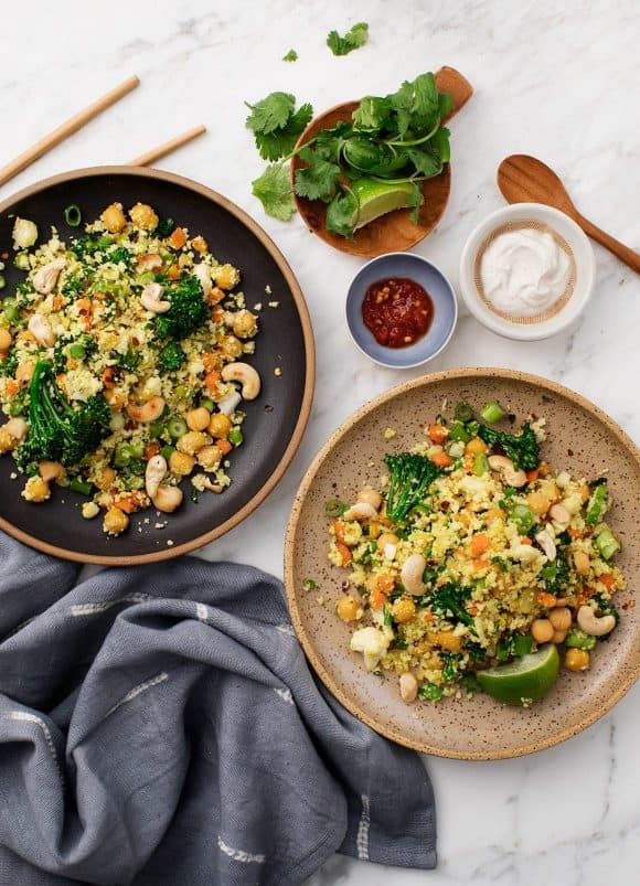 Turmeric Cauliflower Fried Rice