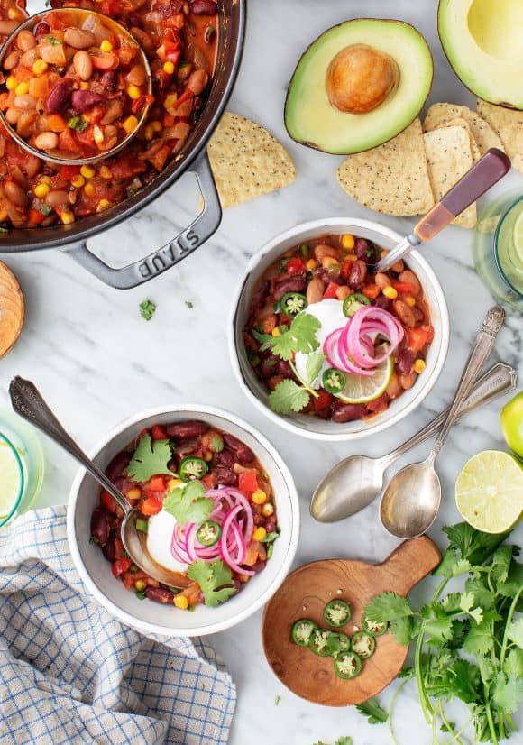 Easy Vegetarian Chili