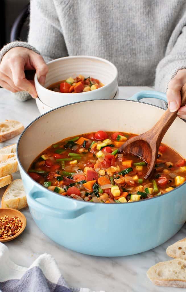 Many-Veggie Vegetable Soup
